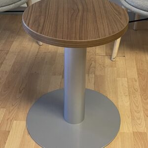Herman Miller, Wooden Round Table, Metal Base