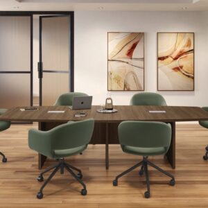 12’ Boat Shape Conference Table