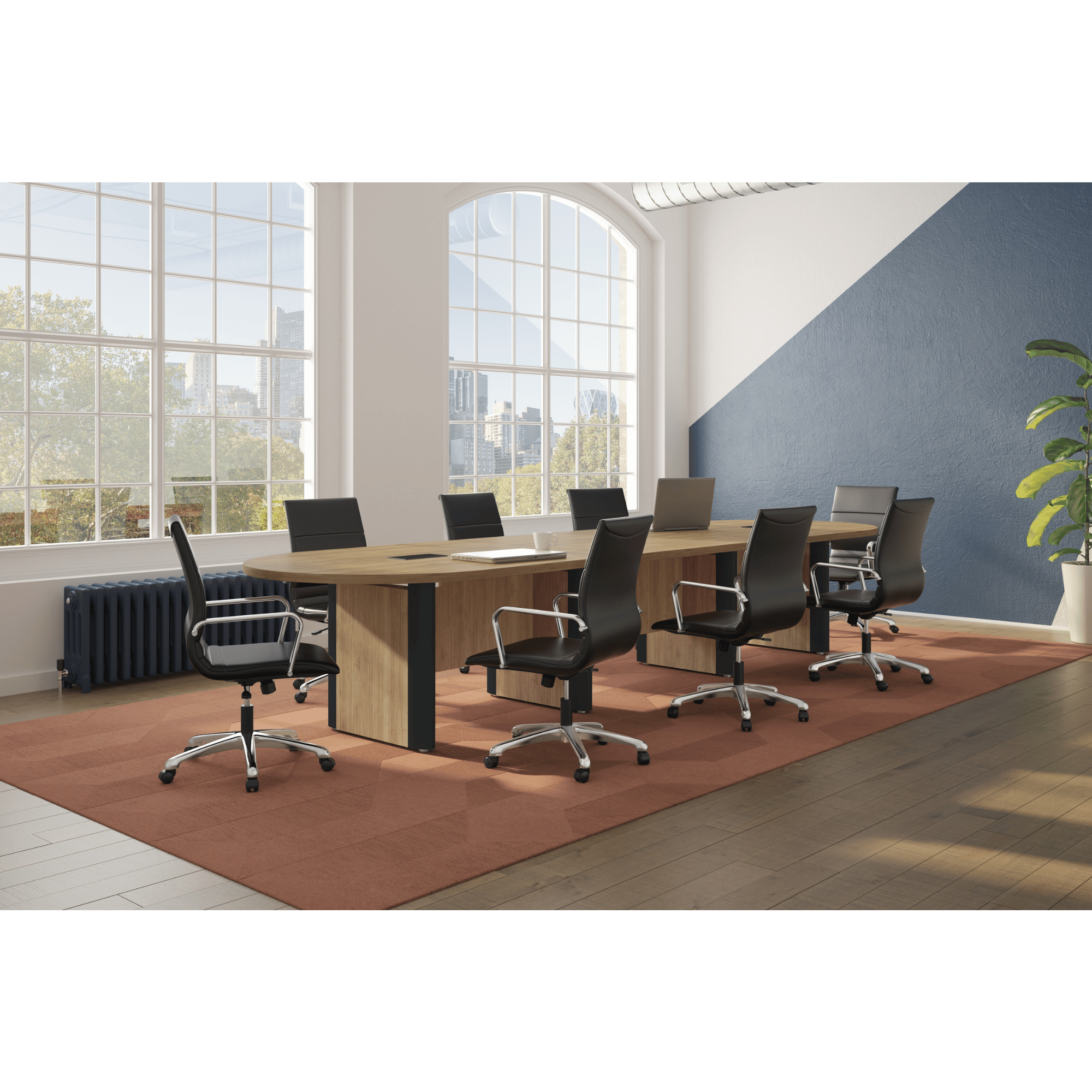 PACIFIC RACETRACK CONFERENCE TABLE - ACCENT BASE