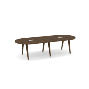 PACIFIC RACETRACK CONFERENCE TABLE - VA WOOD BASE