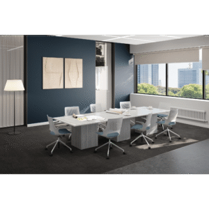 PACIFIC RECTANGULAR CONFERENCE TABLE - CUBE BASE